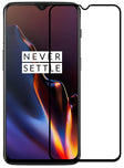 YOFO HD D+ Edge to Edge Full Screen Coverage Tempered Glass for OnePlus6T- Full Glue Gorilla Glass (Black)