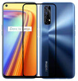 YOFO HD D+ Edge to Edge Full Screen Coverage Tempered Glass for Realme 7 - Full Glue Gorilla Glass (Black)