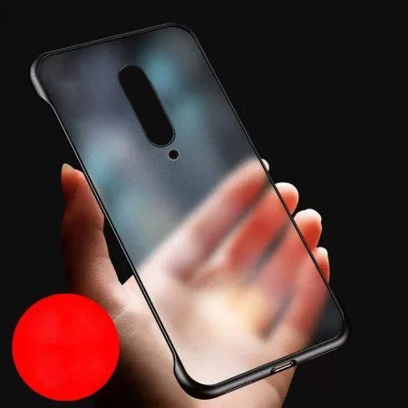 YOFO TPU Frameless case for OnePlus 7Pro (BLACK) Case Slim Translucent