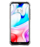 YOFO Back Cover for MI Redmi 8 (Transparent) Shockproof Silicon