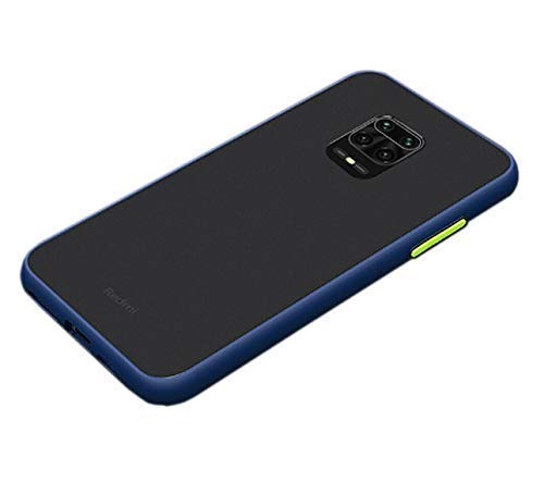 YOFO Matte Finish Smoke Back Cover for Mi Redmi Note 9 Pro / Mi Redmi Note 9 Pro / Poco M2 Pro -Blue