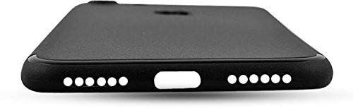 YOFO Black Logo Cut Back Cover Case for iPhone 7 / 7G (Black) Ultra Thin