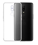 YOFO Silicon Full Protection Back Cover for OnePlus 6 (Transparent) Shockproof Ultra Thin