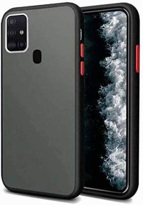 YOFO Matte Finish Smoke Back Cover for Samsung M30s -Black