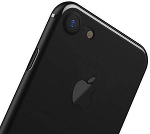 YOFO Black Logo Cut Back Cover Case for iPhone 7 / 7G (Black) Ultra Thin