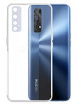 YOFO Silicon Back Cover Case for Realme 7 / Narzo 20 Pro (Transparent) Camera Protection with Dust Plug