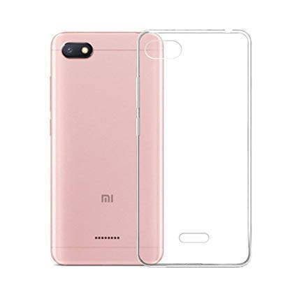 YOFO Silicone Back Cover for MI Redmi 6A -Transparent HD