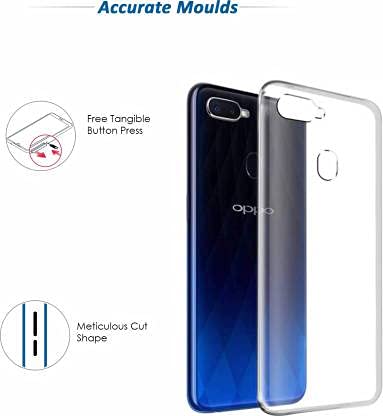 YOFO Back Cover for Oppo A5s / A7 (Flexible|Silicone|Transparent)