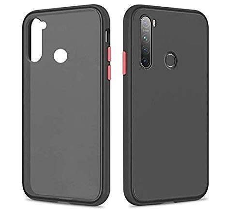 YOFO Matte Finish Smoke Back Cover for Mi Redmi Note 8 -Black