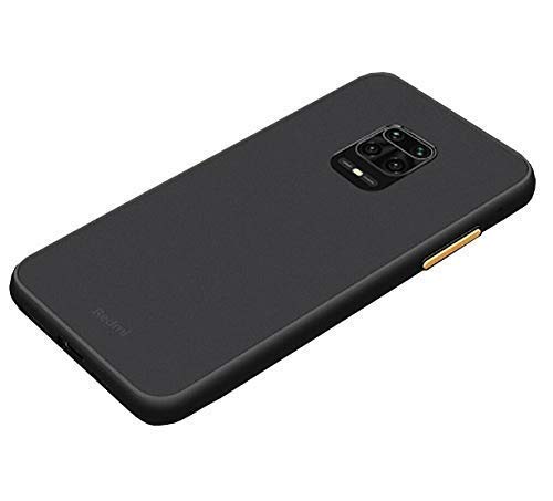 YOFO Matte Finish Smoke Back Cover for Mi Redmi Note 9Pro-BLACK