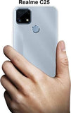 YOFO Back Cover for Realme C25 (Flexible|Silicone|Transparent)