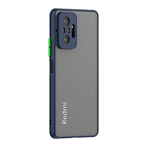 YOFO Matte Finish Smoke Back Cover With Camera Lens Protection for Mi Redmi Note 10 Pro / Note 10 Pro Max