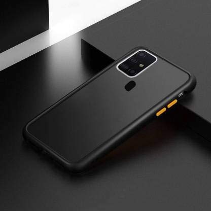 YOFO Matte Finish Smoke Back Cover for Samsung M30s -Black