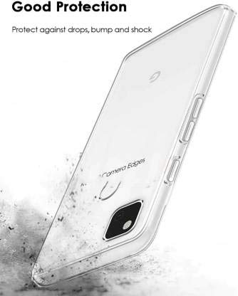 YOFO Back Cover for Google Pixel 4A Flexible|Silicone|Transparent