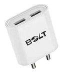BOLTe Dual USB Fast Wall 3.1 A Charger and Micro-USB Cable with Multi-Protection
