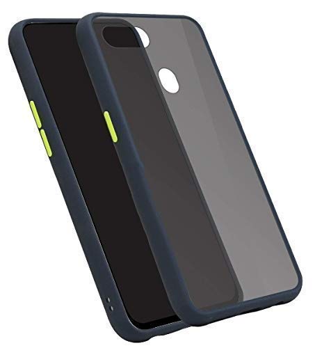YOFO Matte Finish Smoke Back Cover with Full Camera Lens Protection for Oppo A7