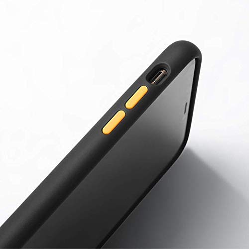 YOFO Matte Finish Smoke Back Cover with Full Camera Lens Protection for OnePlus 7T