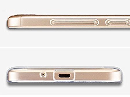 YOFO Ultra Thin Transparent Soft Clear Back Cover for Redmi 4A