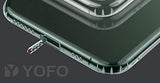 YOFO Back Cover for iPhone XR (Transparent) with Dust Plug & Camera Protection