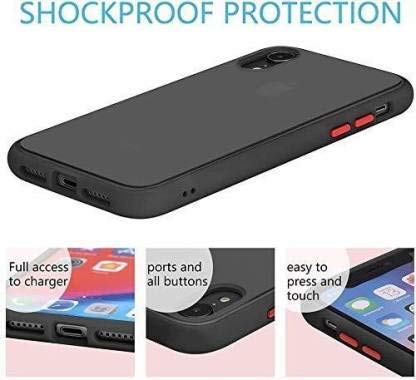YOFO Matte Finish Smoke Back Cover for Apple iPhone XR-Black