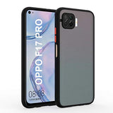 YOFO Matte Finish Smoke Back Cover with Full Camera Lens Protection for Oppo F17 Pro