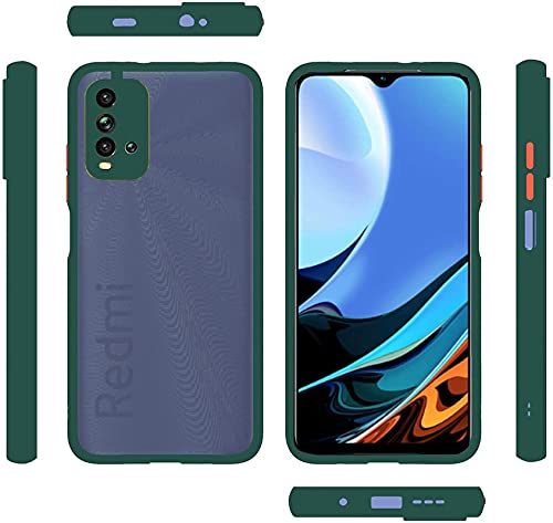 YOFO Matte Finish Smoke Back Cover With Camera Lens Protection for Mi 9 Power