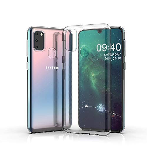 YOFO Shockproof HD Transparent Back Cover for Samsung M30s (Transparent)