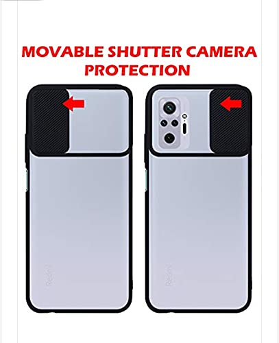 YOFO Camera Shutter Back Cover For Redmi Note 10 Pro/ Note 10 Pro Max, Smart Case With Free OTG Adapter