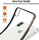 YOFO Chrome case for iPhone X & iPhone Xs | Black TPU Case | Chrome case | Electroplating case Cover -(Black)