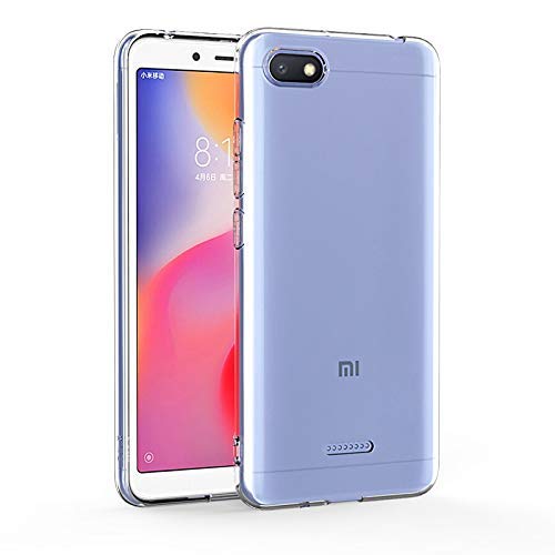 YOFO Silicone Back Cover for MI Redmi 6A -Transparent HD