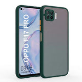 YOFO Matte Finish Smoke Back Cover with Full Camera Lens Protection for Oppo F17 Pro
