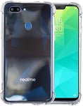 YOFO Rubber Shockproof Soft Transparent Back Cover for REALME 2