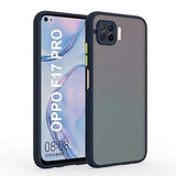 YOFO Matte Finish Smoke Back Cover with Full Camera Lens Protection for Oppo F17 Pro