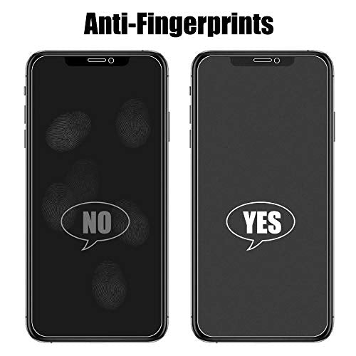 YOFO Anti Glare Mattte Finish Anti-Fingerprint 9H Ceramic Flexible Screen Protector for iPhone 12Pro (6.1) (Edge to Edge Full Screen Coverage)