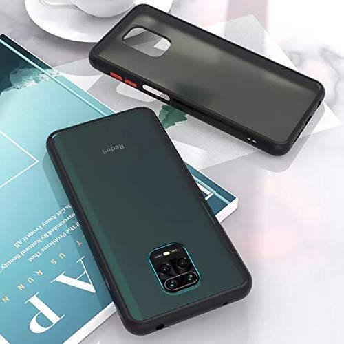 YOFO Matte Finish Smoke Back Cover for Mi Redmi Note 9Pro-BLACK