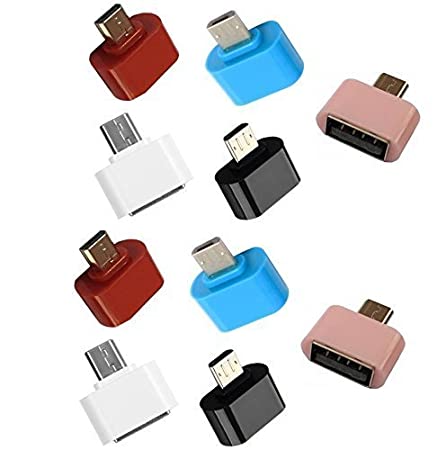 YOFO little Adapter Micro USB OTG to USB 2.0 Adapter for Smartphones and Tablets - Set of 3