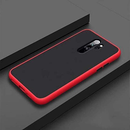YOFO Matte Finish Smoke Back Cover for Mi Redmi Note 8Pro-Red
