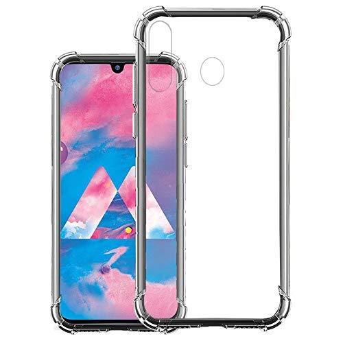 YOFO Silicone Back Cover for Samsung Galaxy M30 - Transparent