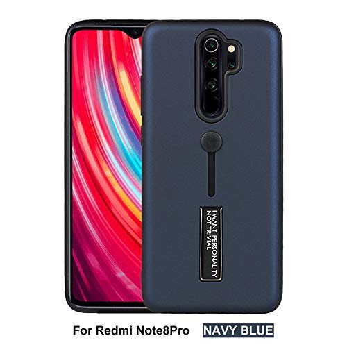 YOFO Fashion Case Full Protection Back Cover for MI Redmi Note 8 PRO(Blue)