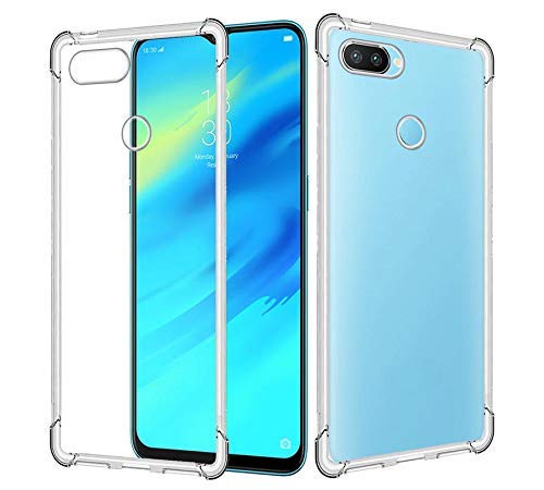 YOFO Rubber Transparent Back Cover for Realme 2 Pro / Oppo A5s / Oppo F9 / Oppo F9Pro Shockproof All Side Protection Case