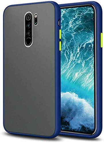 YOFO Matte Finish Smoke Back Cover for Mi Redmi Note 8Pro-Blue