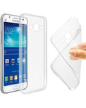 YOFO Soft Clear Back Cover for Samsung On7 / On7 Pro Back Cover (Transparent)