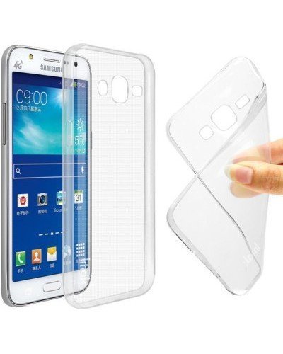 YOFO Soft Clear Back Cover for Samsung On7 / On7 Pro Back Cover (Transparent)