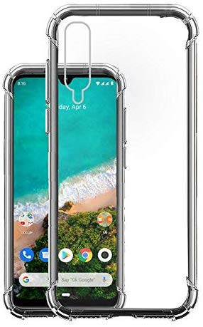 YOFO Shockproof Soft Transparent Back Cover for MI A3 - All Sides Protection Case
