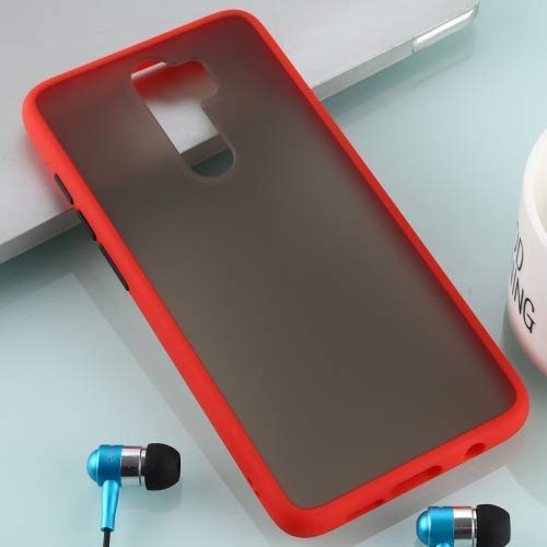 YOFO Matte Finish Smoke Back Cover for Mi Redmi Note 8Pro-Red