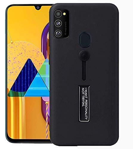 YOFO Fashion Case Full Protection Back Cover for Samsung M30s(BLACK)