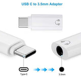 YOFO USB Type C to 3.5mm Headphones Jack Converter Audio Adapter