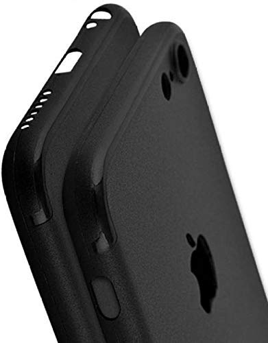YOFO Black Logo Cut Back Cover Case for iPhone 11 (6.1) (Black) (Black) Ultra Thin