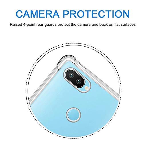 Yofo Rubber Transparent Back Cover for Realme 2 Pro Shockproof All Side Protection Case
