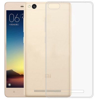 YOFO Ultra Thin Transparent Soft Clear Back Cover for Redmi 4A